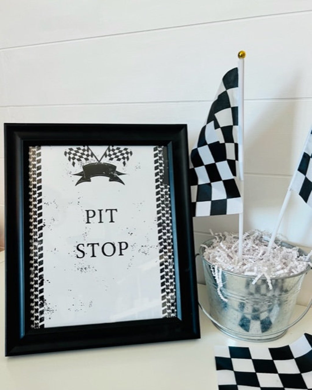 Racing Party Printable Pit Stop Racing Printable Race Party - Etsy