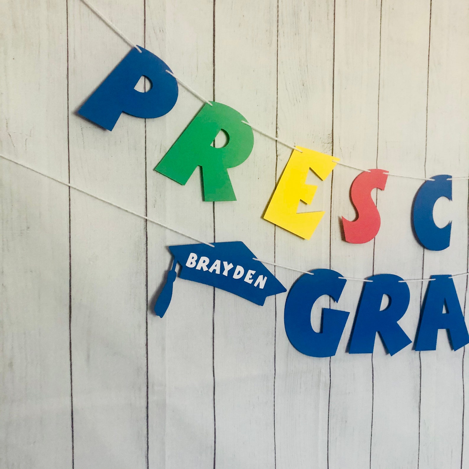 Preschool Graduation Banner Graduation Banner Preschool - Etsy