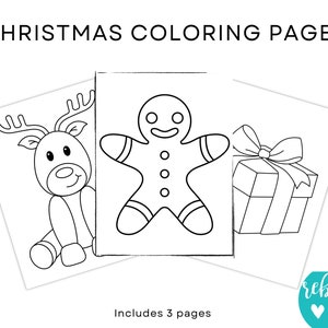 Kids Christmas Coloring Pages, Christmas Activity for Kids, Coloring Pages, Classroom Coloring Pages, Christmas Party Activities