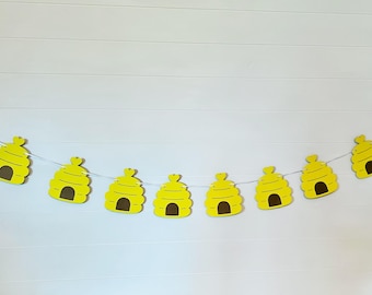 Bee Hive Garland, Gender Reveal, Baby Shower Decor