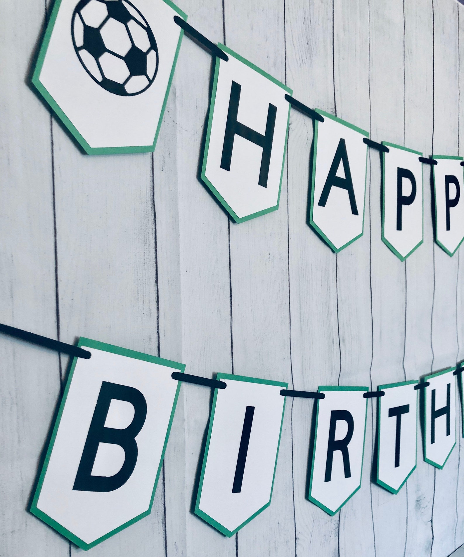 Soccer Birthday Banner Soccer Banner Sports Banner Soccer Etsy