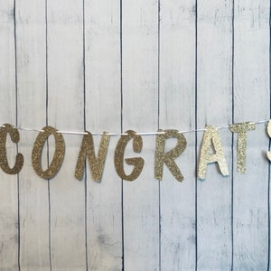 Congrats Graduation Banner, Graduation Banner, Graduation Party Decor, Congrats Party Banner,