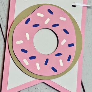 Donut Birthday Banner, Donut Party Decor, Donut Birthday Party Decor, Donut Party image 3