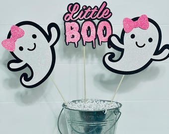 Little Boo Centerpieces, Baby Shower Centerpieces, Birthday Centerpieces, Ghost Centerpieces, Halloween Centerpieces, Fall Centerpieces