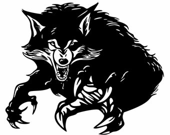 Werewolf-102 Vinyl STICKER DECAL Buy 2 get 1 Free AUTOMATICALLY