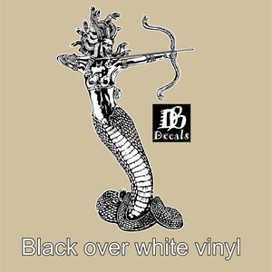 Medusa Snake Head Gorgon Greek Mythology Serpent Truck Window Vinyl Decal Sticker