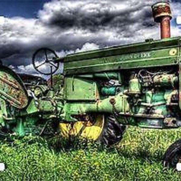 Personalized John Deere License Plate Etsy