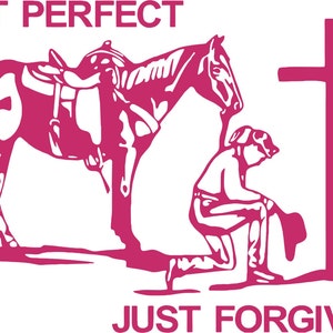 Christian Cowgirl Praying Horse Love Car Truck Window Laptop Vinyl Decal Sticker