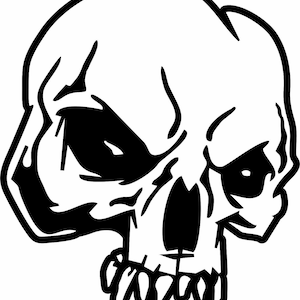 Skull Zombie Skeleton Car Truck Window Laptop Vinyl Decal Sticker