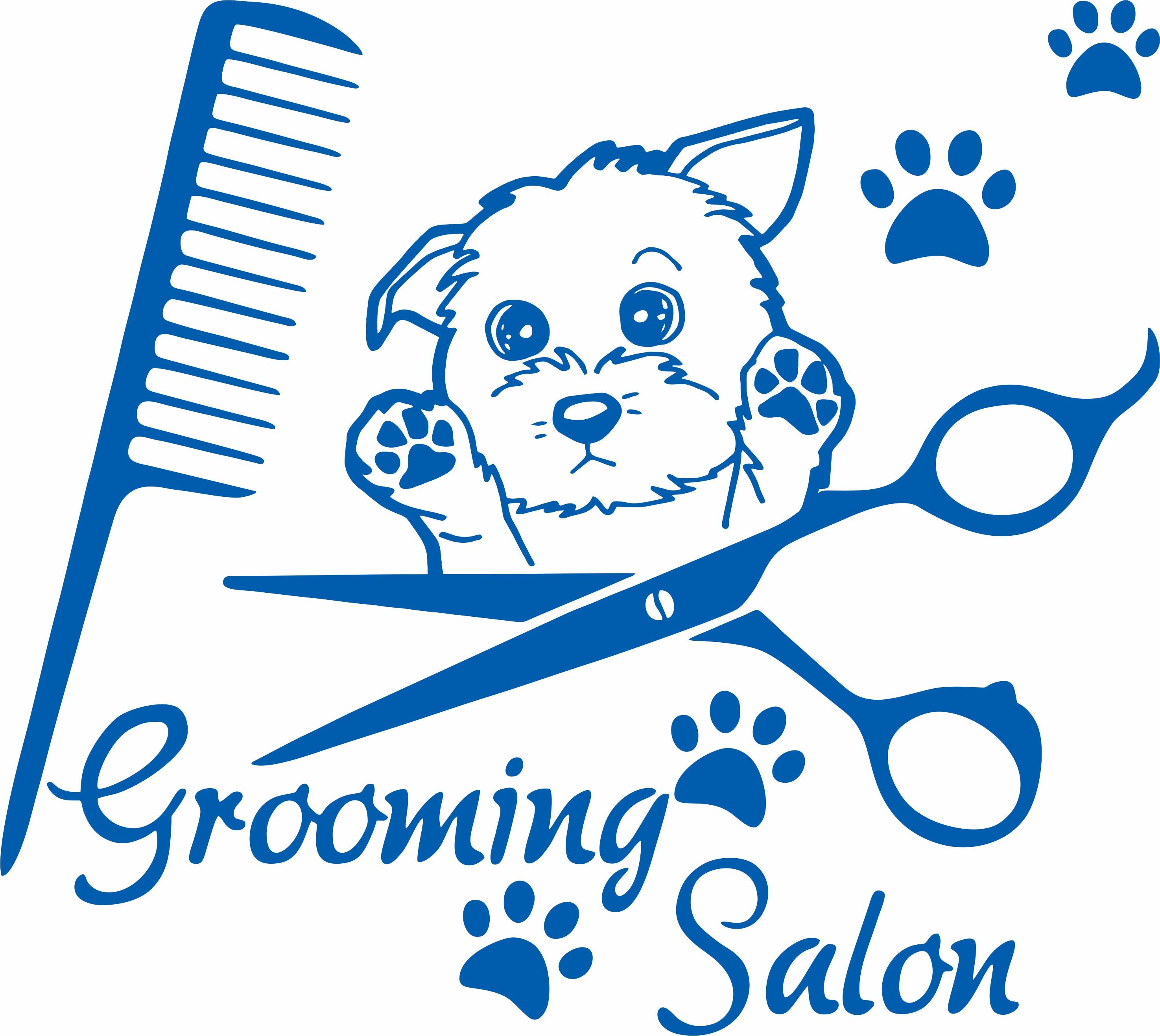Dog Grooming Salon Vinyl Decal: Pet Shop Car Window Sticker - Etsy