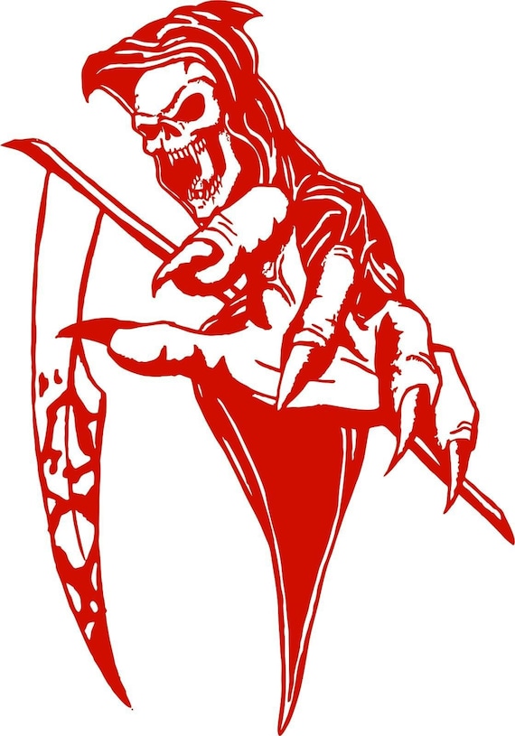 Grim Reaper Skull Custom Text Business Name Car Truck Window Vinyl Decal Sticker Grim Reaper Skull Custom Text Business Name Car Truck Window Vinyl Decal Sticker
