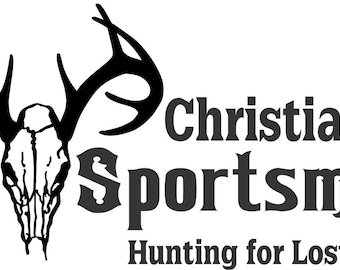 Christian Sportsman Hunting Deer Hunter Bow Car Truck Window Vinyl Decal Sticker