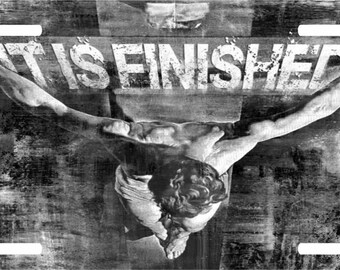 Jesus Christ 'It Is Finished' License Plate - Christian Car Tag