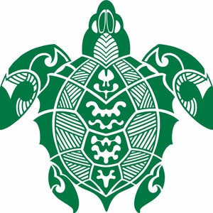 Zeeschildpad Tribal Oceaan Tribal visserij boot auto venster vinyl decal sticker