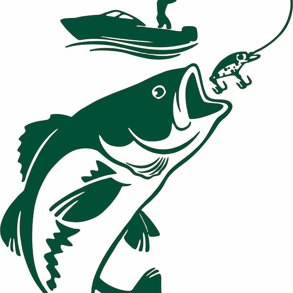 Bass Boat Decals - Etsy