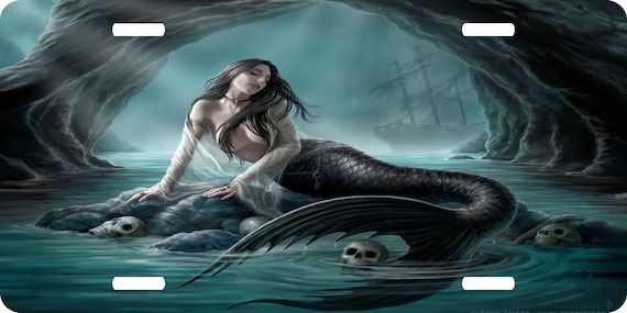 Mermaid water girl fantasy Vinyl Decal Sticker laptop phone game