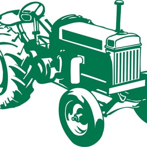 Farm Tractor Agriculture Vehicle Car Truck Window Laptop Vinyl Decal Sticker