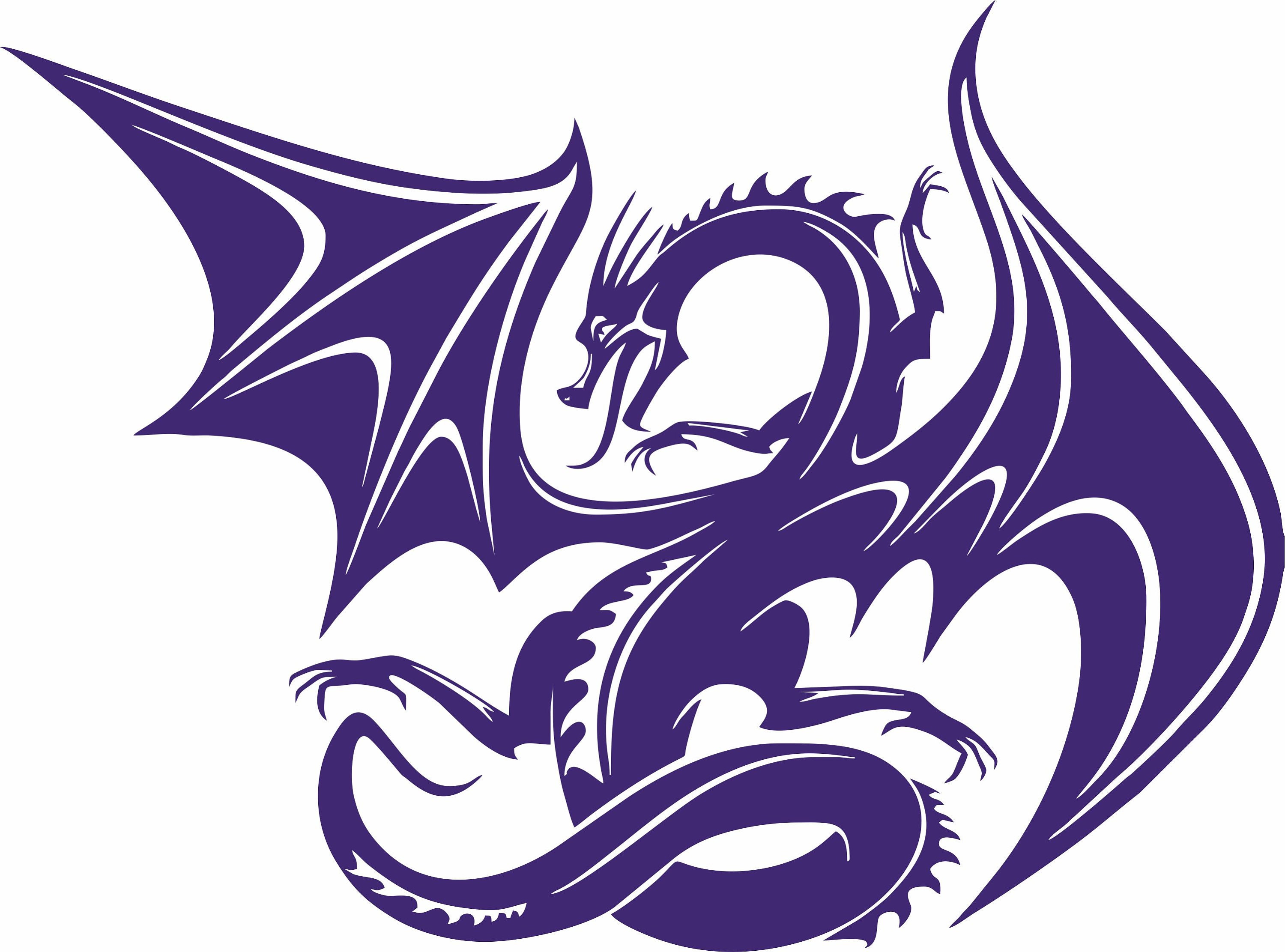 Dragon Wings Fantasy Mystical Creature Car Truck Window Vinyl Decal Sticker