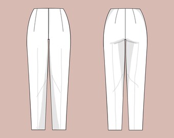 cigarette trousers pattern