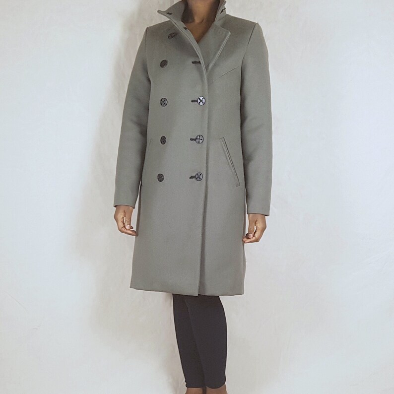 PDF sewing pattern Womens double breasted wool coat Sizes Etsy