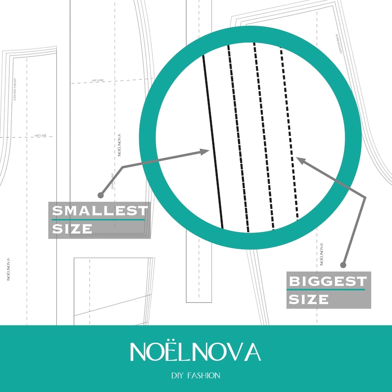 PDF Sewing Pattern Sizes 1016 Strapless Asymmetrical Etsy