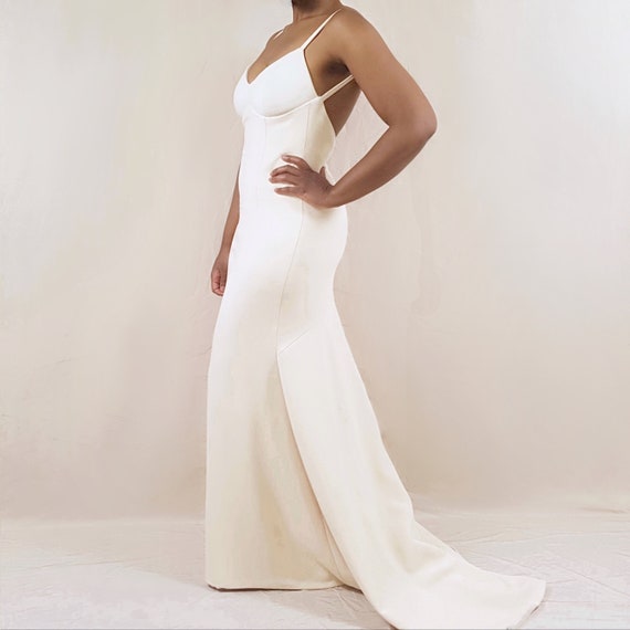 PDF Sewing Pattern Sizes 10 16 Sheath Fishtail Gown With Open Back