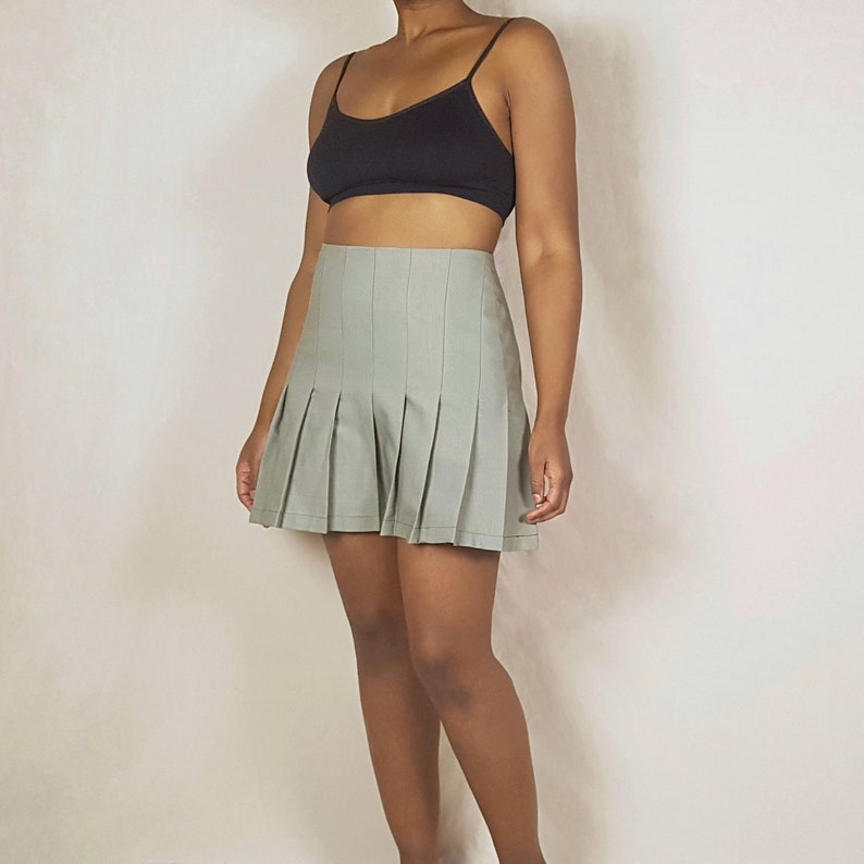 Pdf Sewing Pattern Womens High Waisted Mini Skirt Sizes Etsy