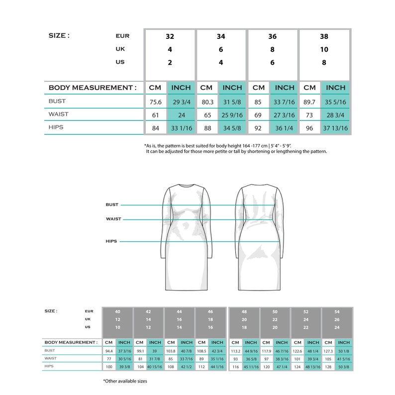 Womens high waist shorts Sizes 2-8 Basic block PDF sewing pattern image 3