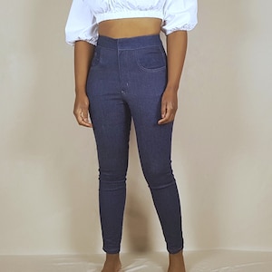 PDF sewing pattern | Sizes 2-8 | High waist skinny jean