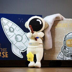 ASTRONAUTA AMIGURUMI PDF Patrón de Ganchillo