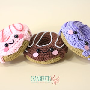 Donut Glaseado Amigurumi Patrón en PDF
