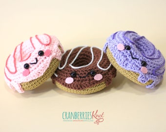 Donut Glaseado Amigurumi Patrón en PDF