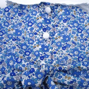 Liberty Tana Lawn Dress in blue Betsy Ann print for A Little Girl image 6
