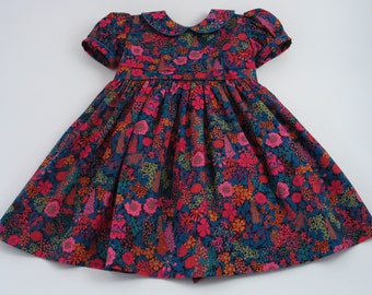 Liberty Tana Lawn Dress in  "Ciara" print for A Little Girl