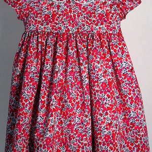 Liberty Tana Lawn Dress Made in Red wiltshire Berries Print, for A ...