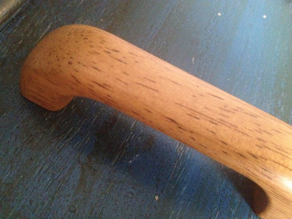 Wood Pecan Wood Drawer Pulls Finished 3 1 2 Inch On Center Etsy