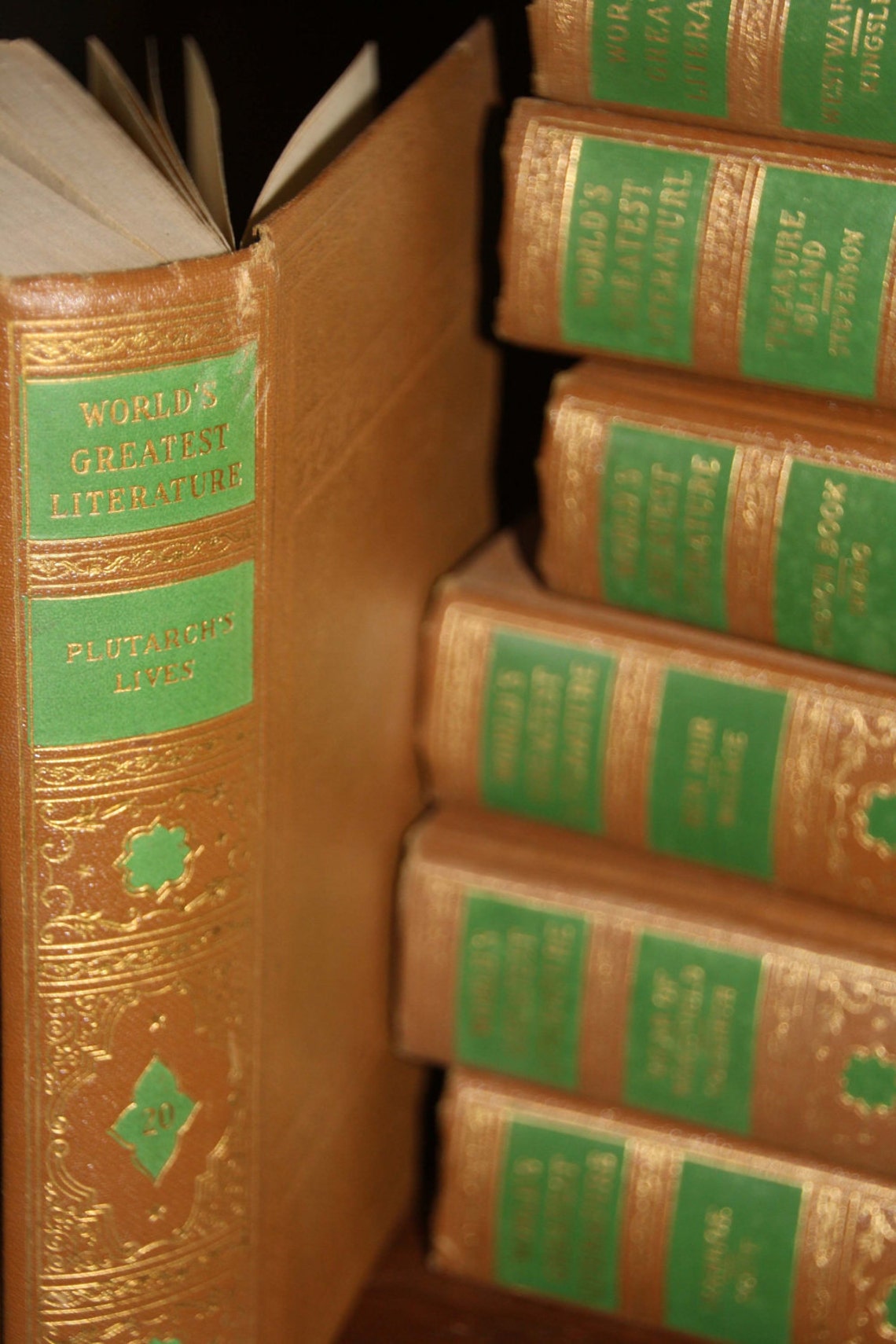 WORLD'S GREATEST LITERATURE Books 1936 Spencer Press Etsy