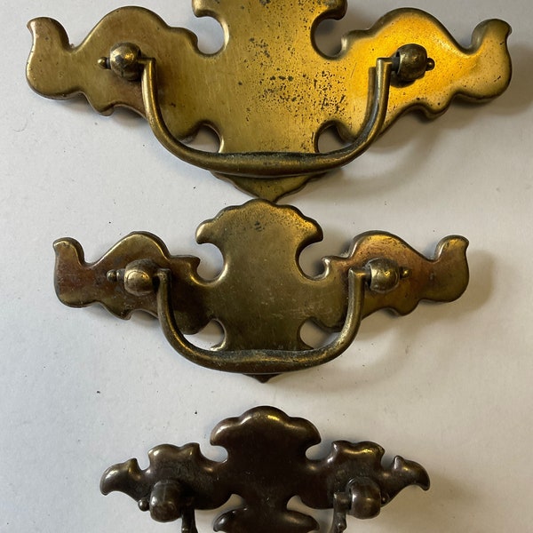 Brass Drawer Pulls Etsy