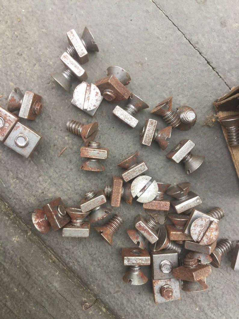 Historic American Screw Company Slotted Screws and Stove Bolts Etsy