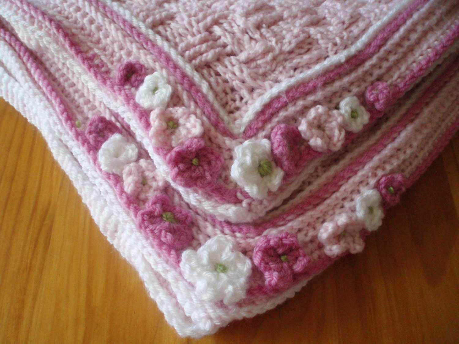 Crochet Pattern for Basket Weave Baby Blanket Crib Blanket Etsy