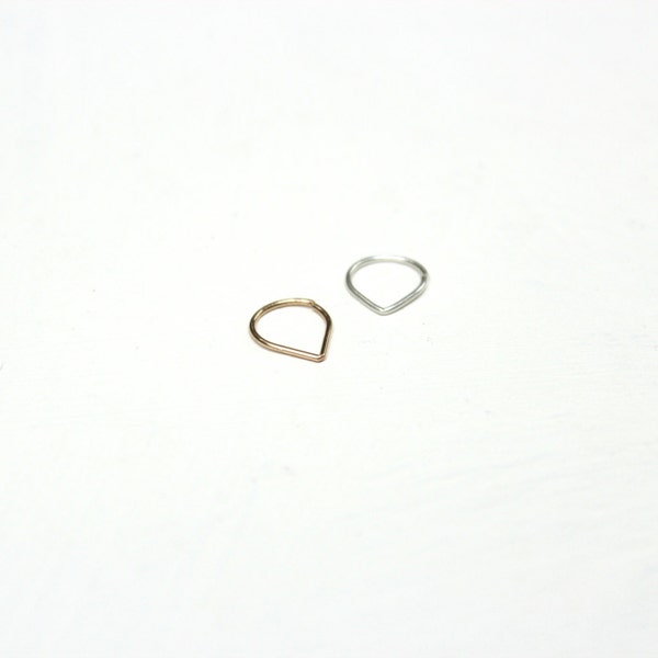 Anillo de cartílago Teardrop