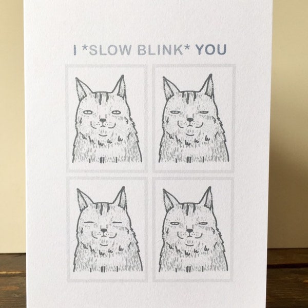 Cute Cat Love Card