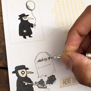 Plague Doctor Habit Tracker Afdrukbaar afbeelding 10