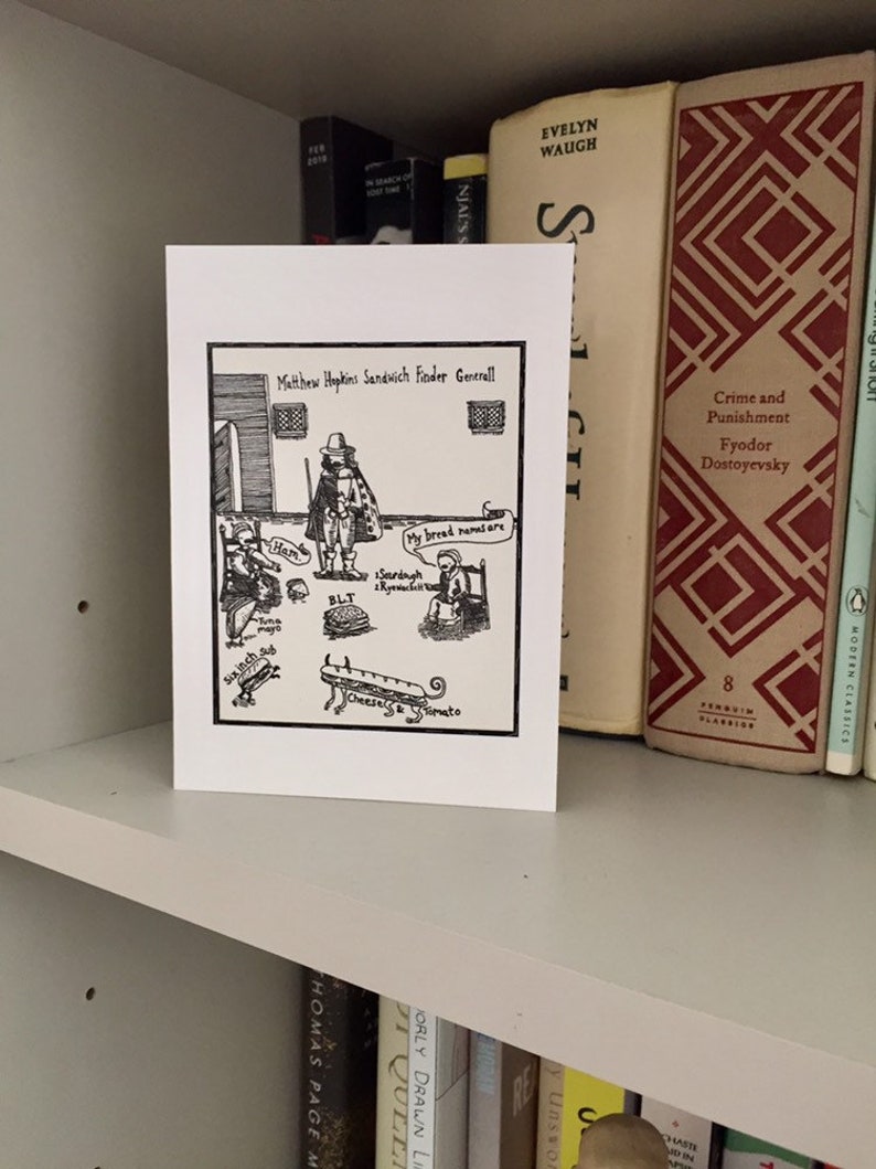 Witch Finder General Sandwich Pun Card image 3