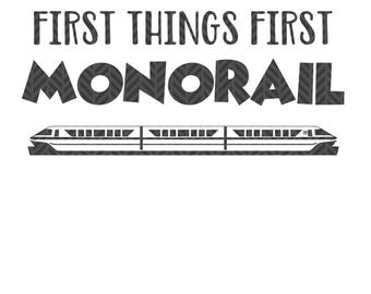 Disney monorail | Etsy