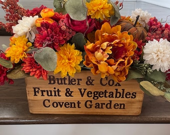 Thanksgiving Table Decor, Thanksgiving Centerpiece, Gifts for Thanksgiving, Fall Table Decor, Fall Farmhouse Decor, Thanksgiving Floral Box