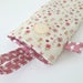 Pink hearts glasses case/sunglasses pouch/glasses sleeve/small case/small gifts/gifts for her/sunglasses case/cream florals/glasses wallet