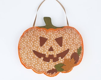 Pumpkin felt craft kit hanging decoration