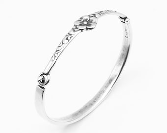 Spoon Bangle Bracelet: "Petal" by Silver Spoon Jewelry