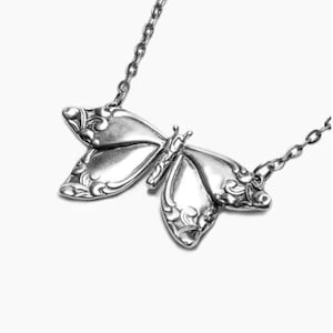 Spoon Necklace: Butterfly by Silver Spoon Jewelry image 1
